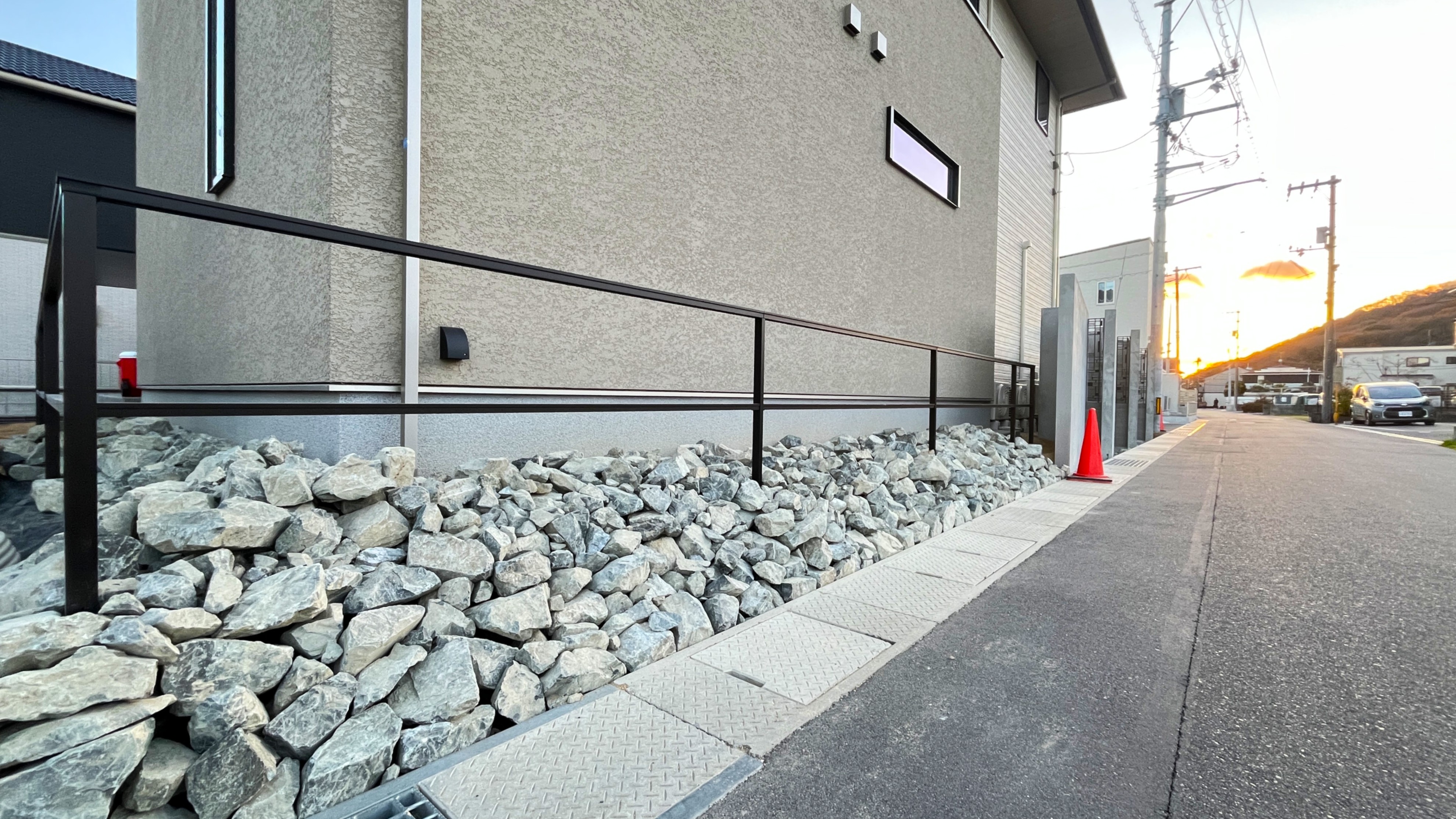 割栗石で土留め 岡山 外構 エクステリア | STAFF BLOG｜株式会社美興プランニング