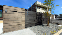 モダンな佇まい　岡山市外構