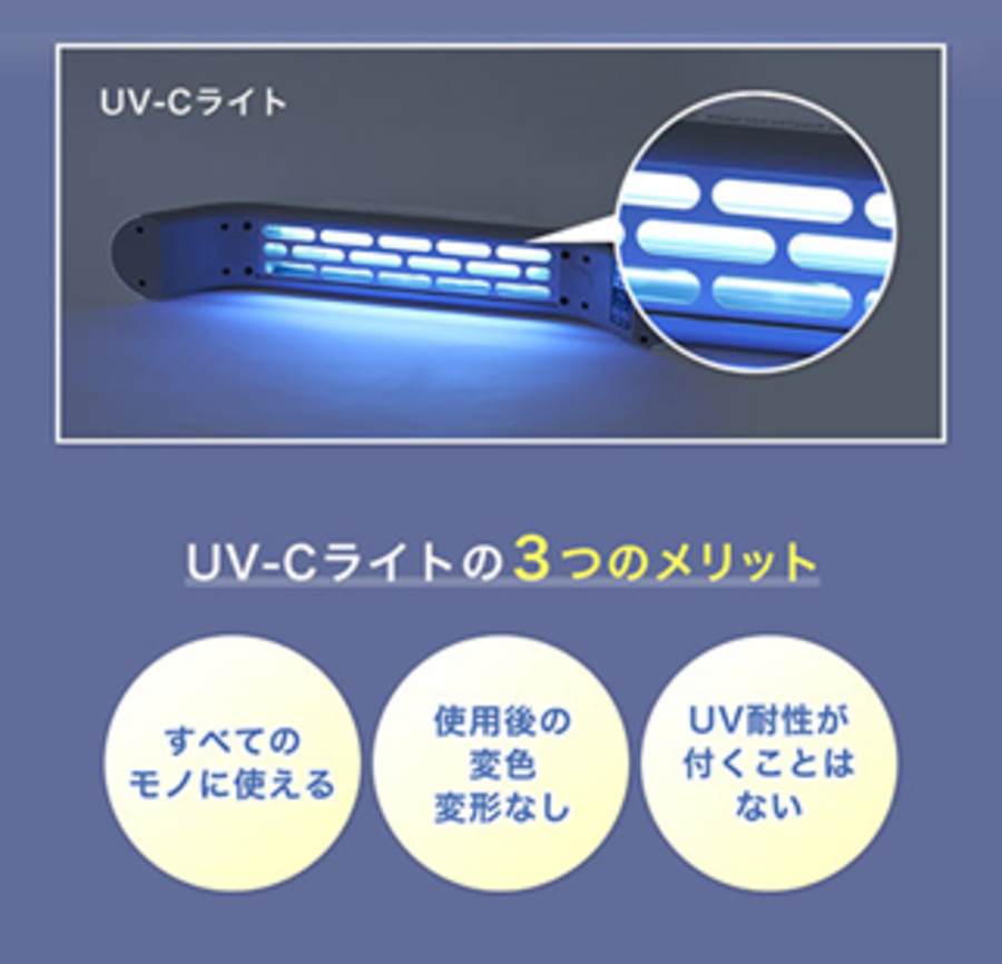 Vray 家庭用UV-Cブルーライト
除菌器
4