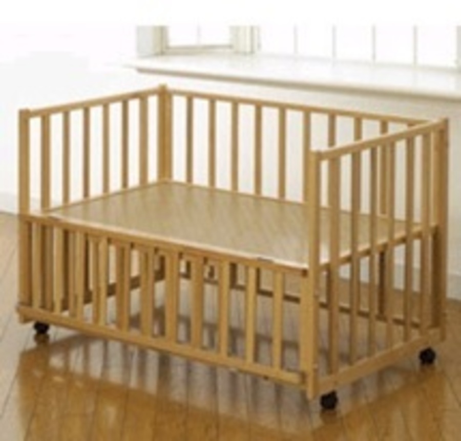 【中古販売】ベビーベッド　サークルベッドベーシック　1