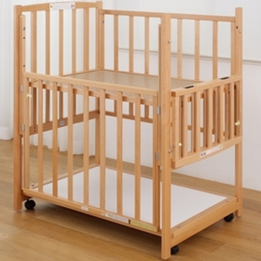 【中古販売】コンパクト立ちベッド 
（ツーオープン）（収納棚付）＋固綿マット　セット1