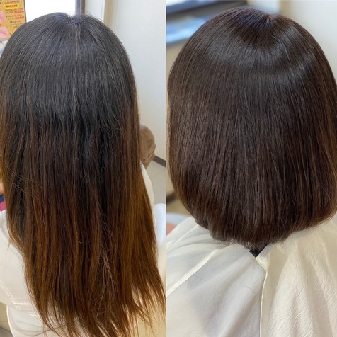 髪にボコボコとした手触りは感じませんか？