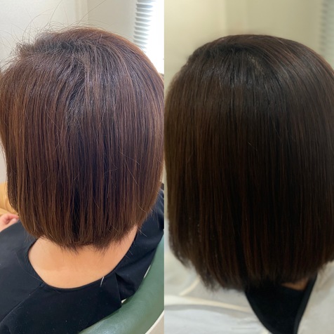 自分にあった縮毛矯正でサラ艶髪に！！