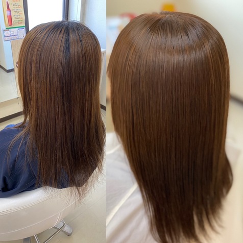 つい触ってしまうサラ艶髪に!!