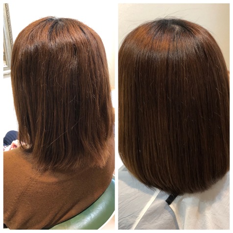 ついつい髪を見たくなる縮毛矯正