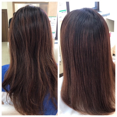 湿気に負けないサラ艶髪に