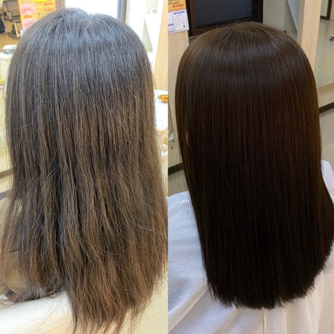 午後からの雨でもサラ艶髪キープ