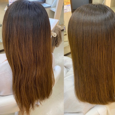 つい髪を触りたくなる艶髪に！！