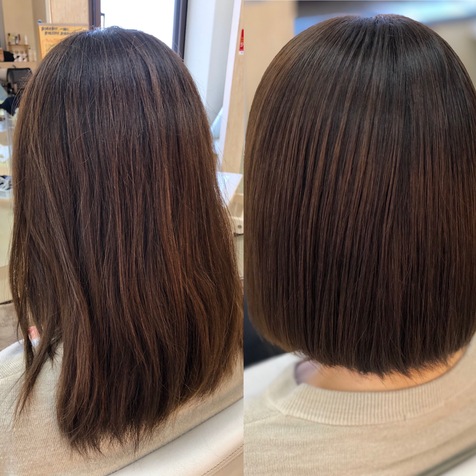 手触りがいいサラ艶髪に！！