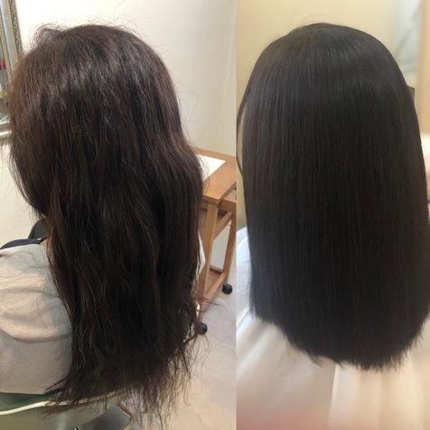 くせ毛が強くておろせない方へ