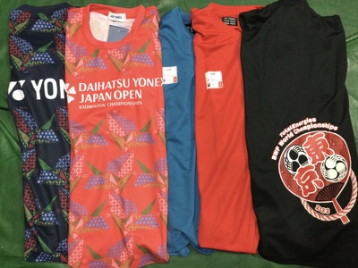 YONEXバドミントン世界選手権&JAPANOPEN2022記念Tシャツ登場