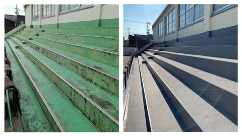 某プールサイド