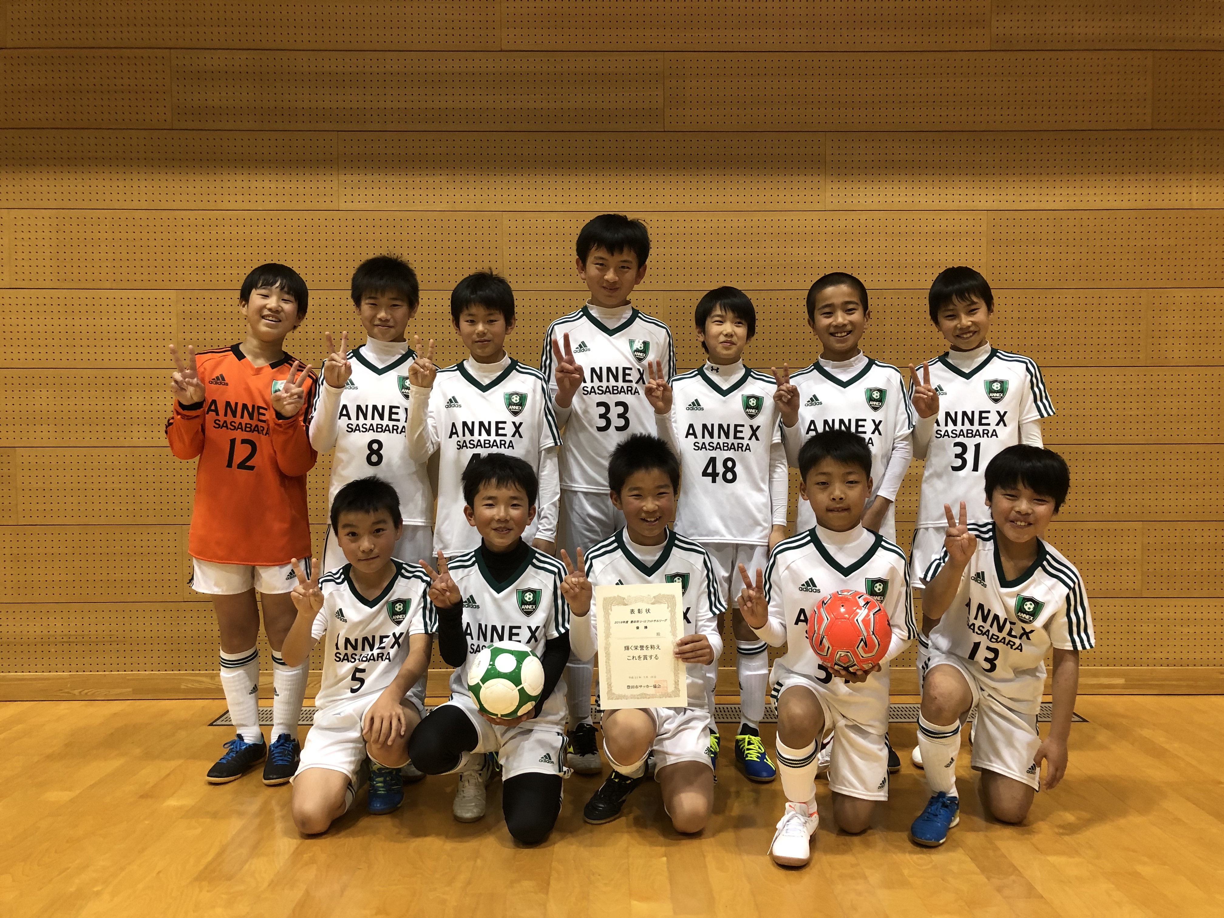 18年 豊田市フットサルリーグ最終結果 Annex篠原