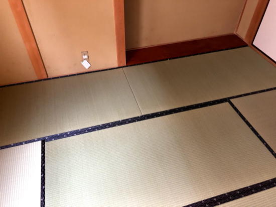 表替えをした部屋